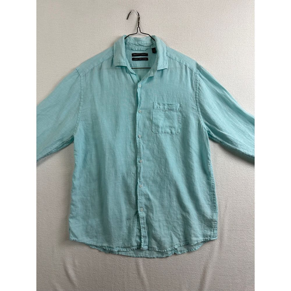 Saks Fifth‎ Avenue Button Up Men's Large Long Sleeve
